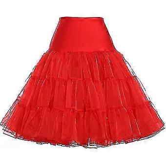 50s Petticoat Skirt Rockabilly Dress Crinoline Tutu Underskirts For Women