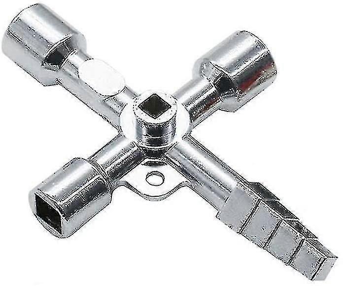 Universal Key With 5 Profiles, Pack Of 1 - Triangular Key, Square Key