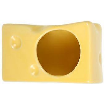 Keramik Hamster Versteck Hamster Käse Form Kühlnest für Hamster Kleintier Versteck Haus