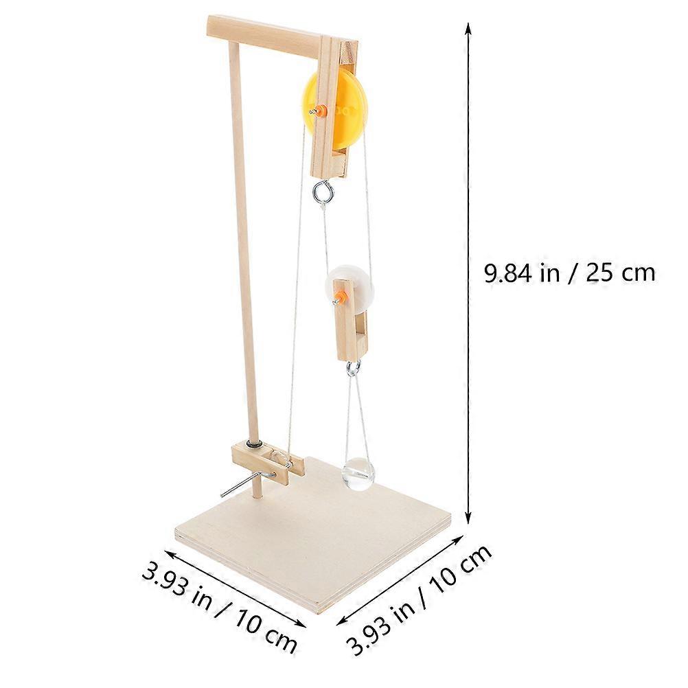 2 Sets Physics Kit Pulley Model Kit Physics Learning Tool Experiment Pulley Block
