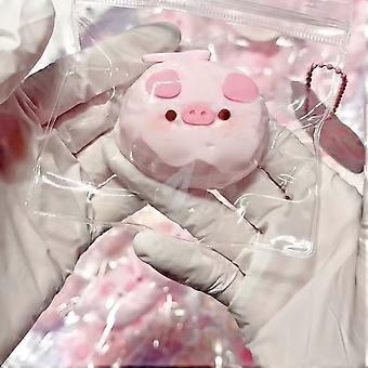 Quetschspielzeug in Rosa Mini-Schwein-Optik, niedlicher Stressball mit Tiermotiv, Kawaii-Sensorik-Spielzeug für Kinder, Erwachsene und Partygeschenke