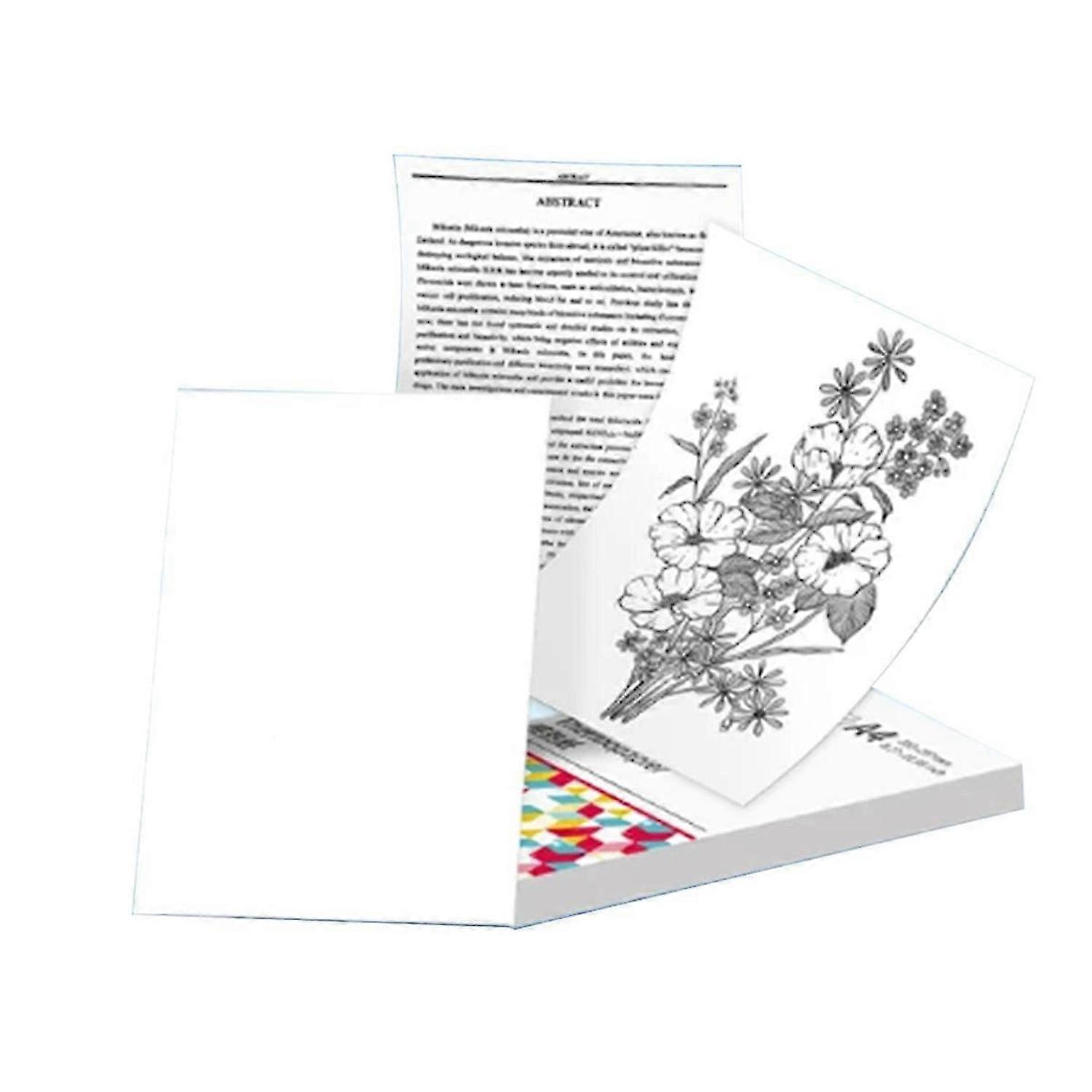 100 Sheets for A4 Thermal Paper M08F Printer Quick-Dry Continuous Thermal Paper Documents Study Note