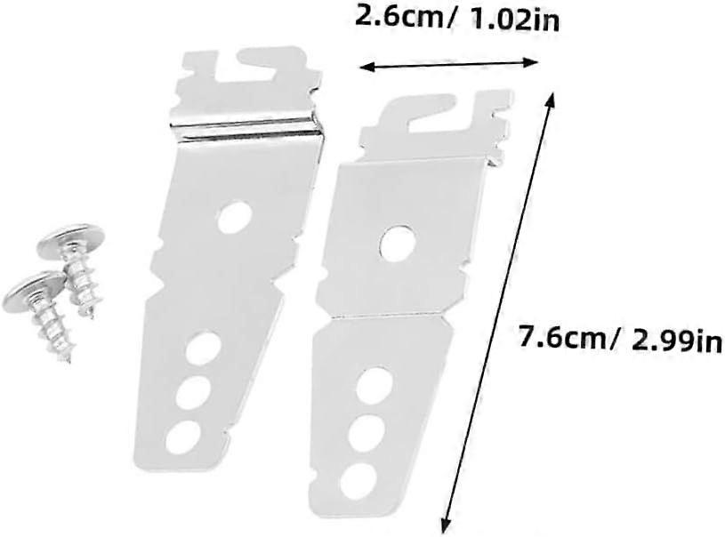 4pcs Dishwasher Mounting Clips Dishwasher Bracket Replacement for under Counter Mounting Kit