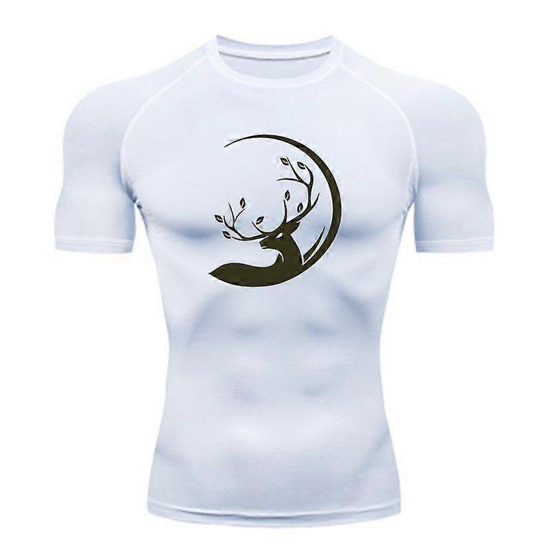 Men's Compression Athletic T-Shirt, Lightweight Quick Dry De