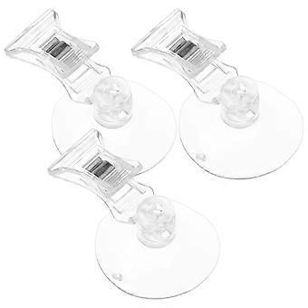 Seaweed Suction Cup Clip Feed Holder 3Pcs for Fish Tank Aquarium Tool