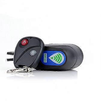 Black Wireless Anti-Theft Lock for Bike Use with Vibration Sensor Alarm