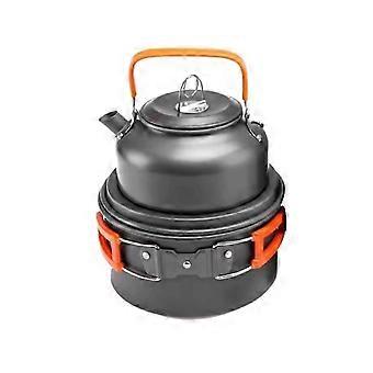 Camping Cookware Set Aluminum Nonstick Portable Outdoor Tableware Kettle Pot Cookset Cooking Pan Bowl for Hiking