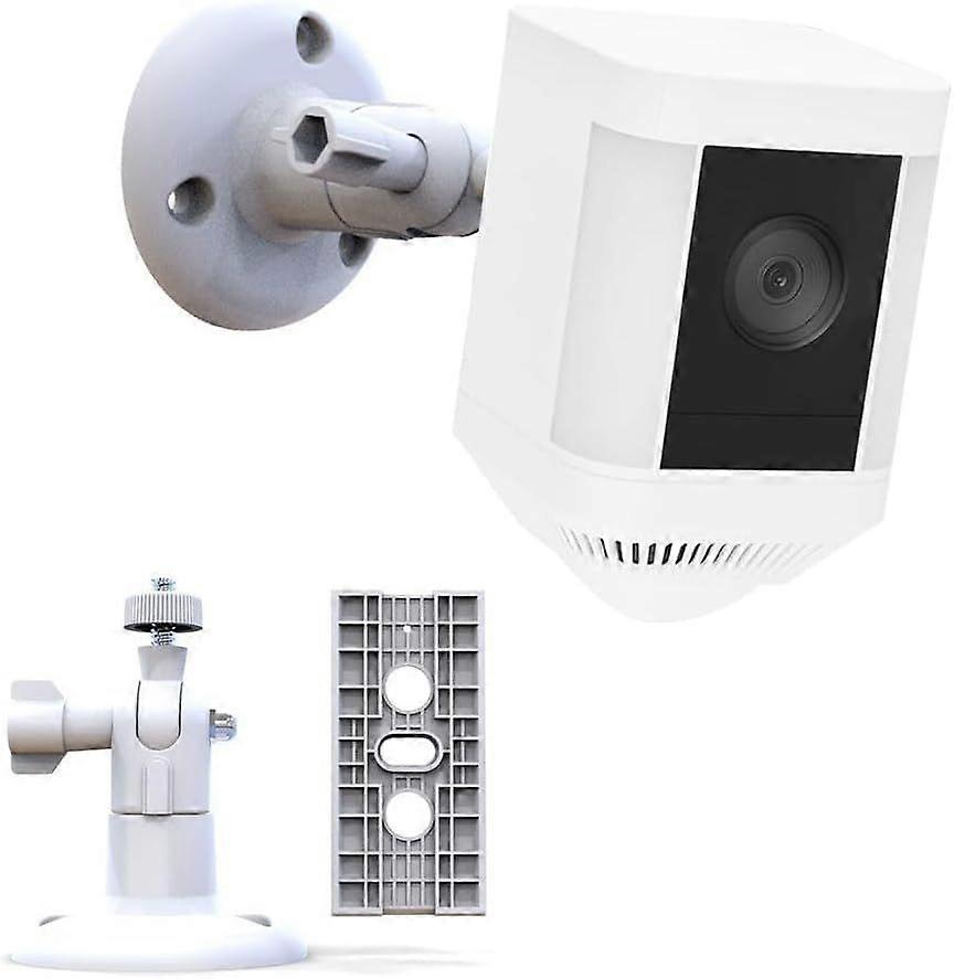 360 Adjustable Security Camera Wall Mount Bracket ABS Indoor Outdoor Holder
