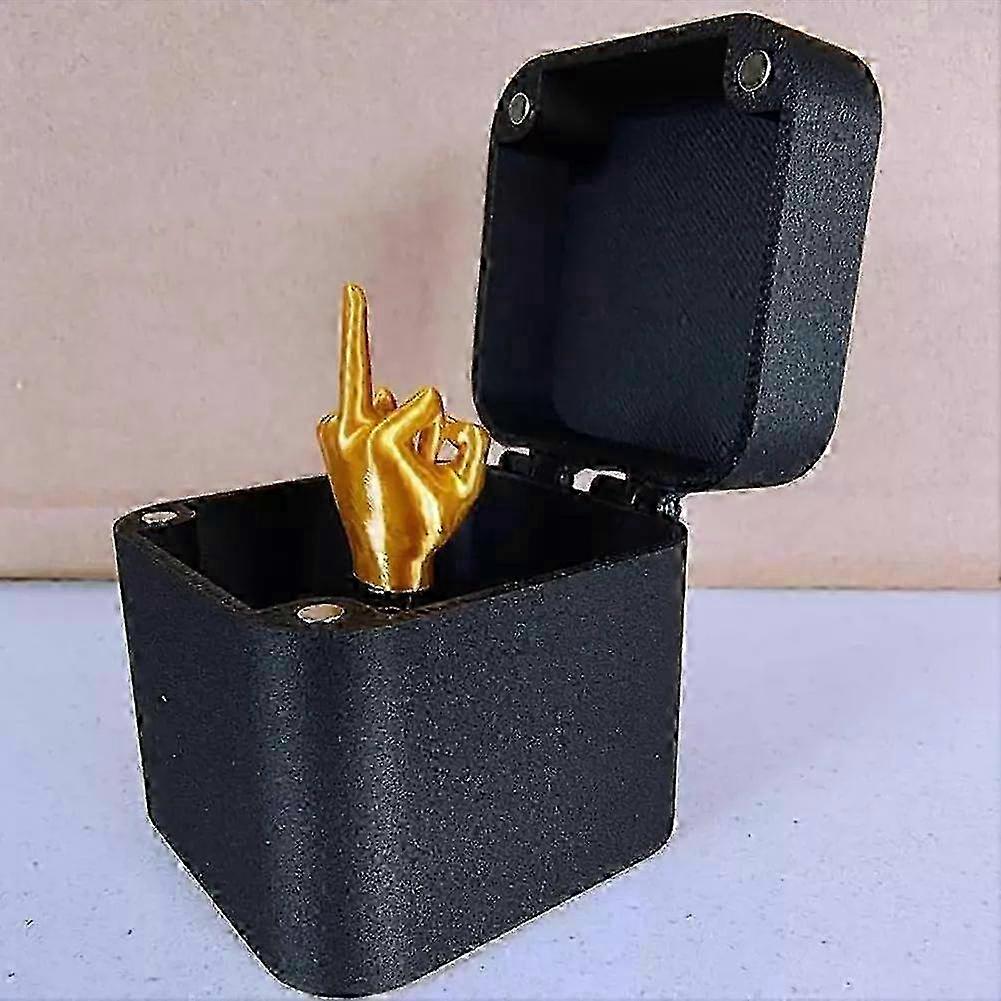 Miniature Pop-Up Gesture Prank Box
