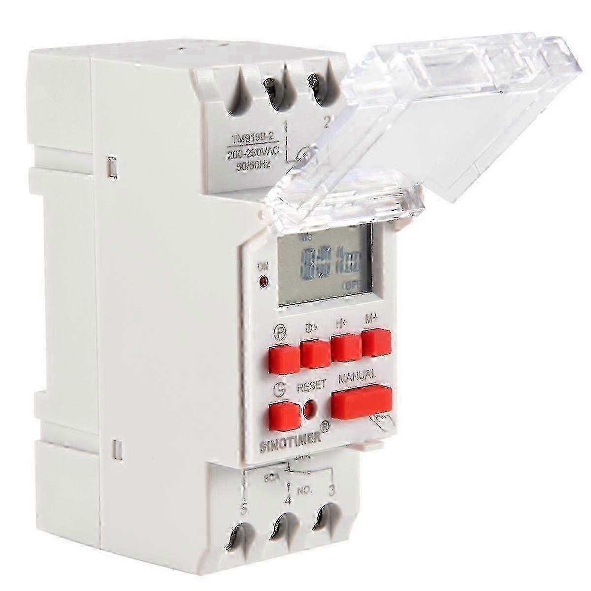 Exquisite TM919B 220V 30A Programmable Digital Switch DIN Automatic Cycle Timing Controller compatible Lights,