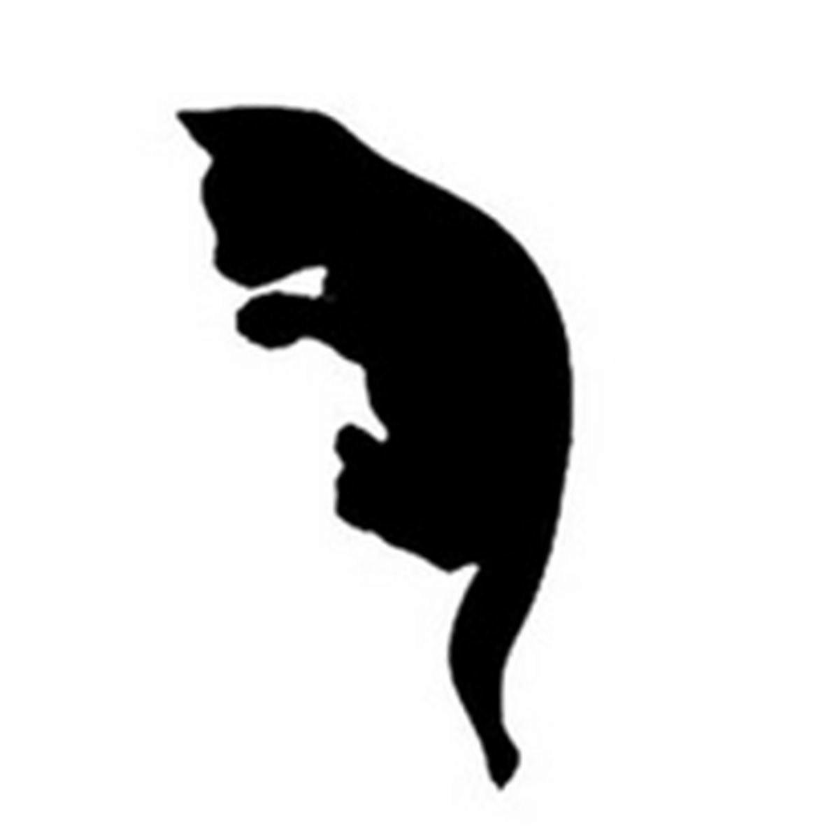 Funny, Removable, Self-Adhesive Kitty Stickers