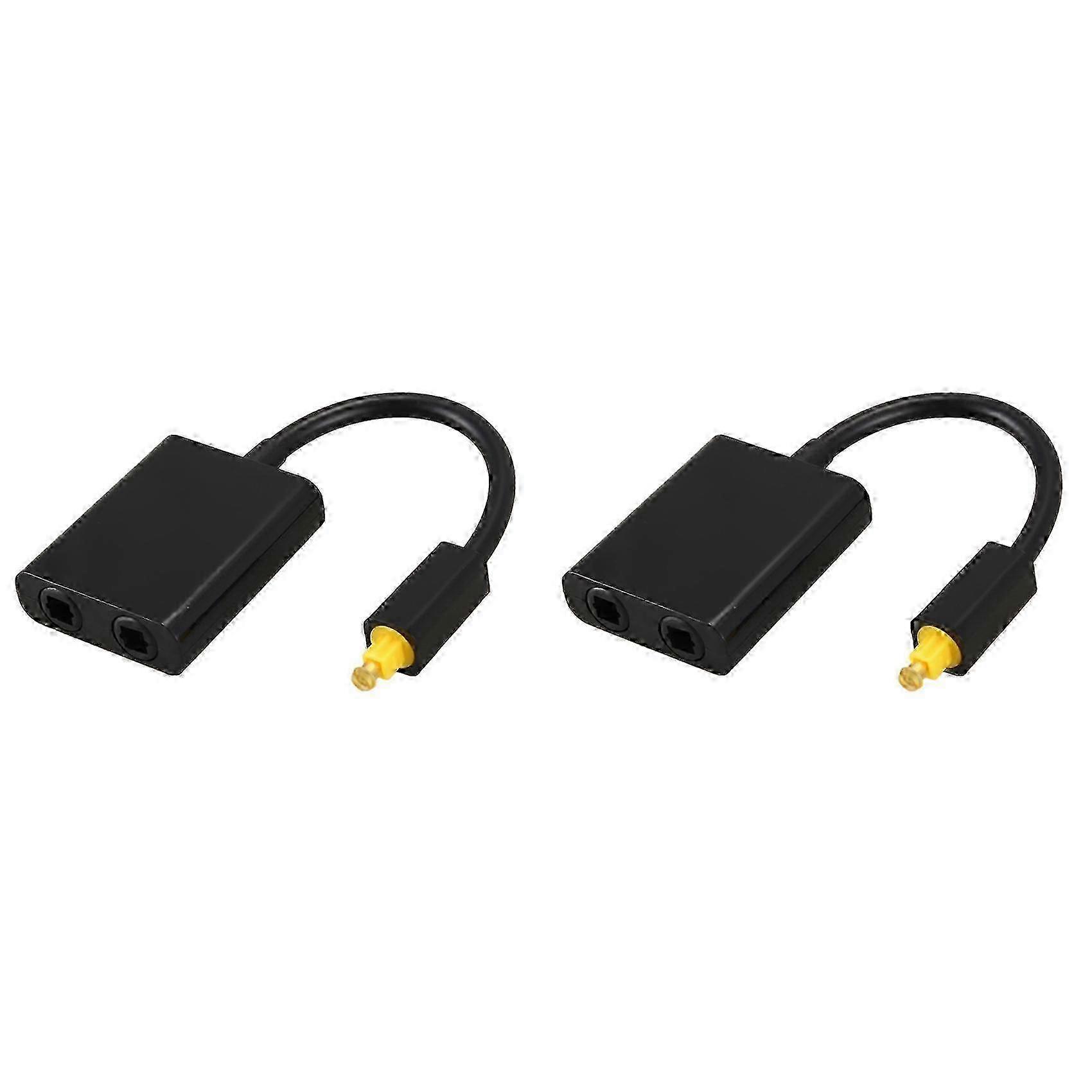1 to 2 Toslink Optical Splitter Adapter