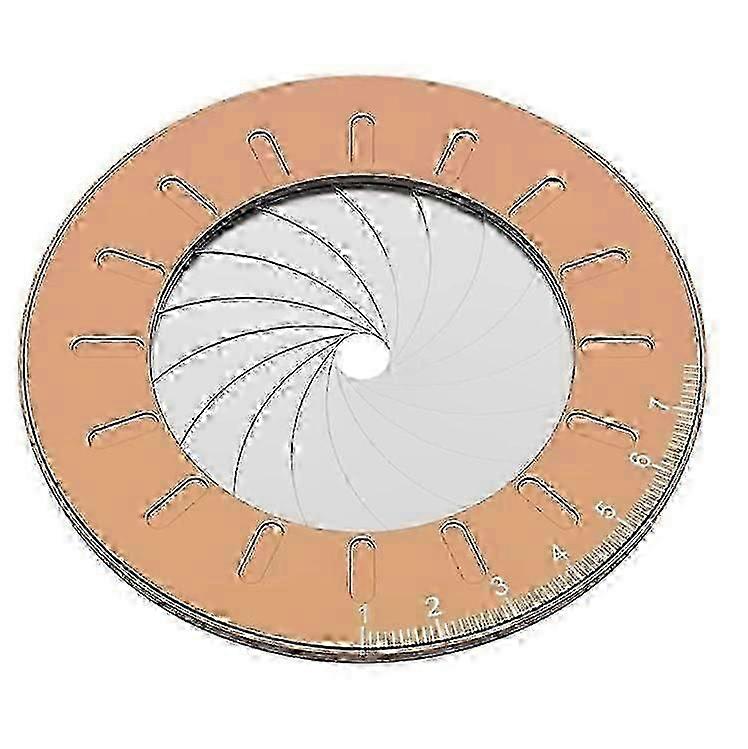 Adjustable metal circle drawing tool for precise measurements