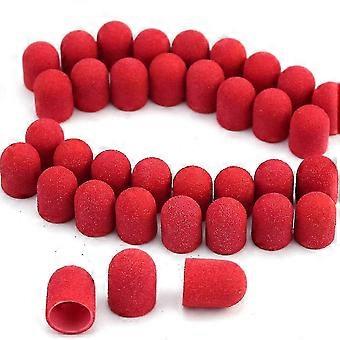 10x15mm czerwone nakładki ścierne do paznokci