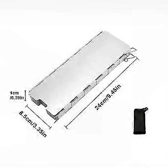 Foldable Aluminum Gas Stove Windshield for Outdoor Camping Burners