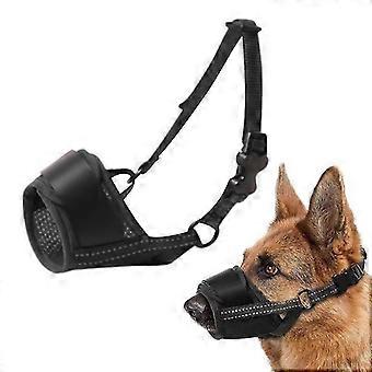 Large Dog Muzzle Adjustable Straps Breathable Soft Muzzlecompatible with Dog Biting Prevention Anti-Chaos Large Pet Anti-barking Muzzle NYY