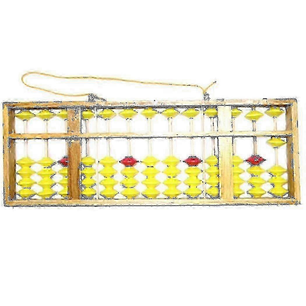 Large 13-Column Wooden Abacus
