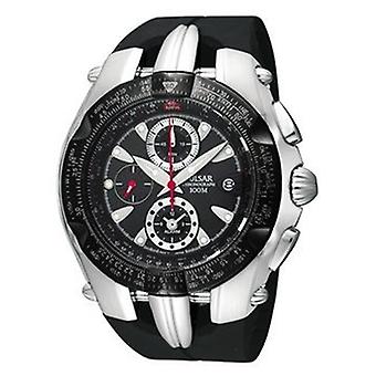 Pulsar Snow quartz Analog Man Watch with PF3751X Rubber Bracelet