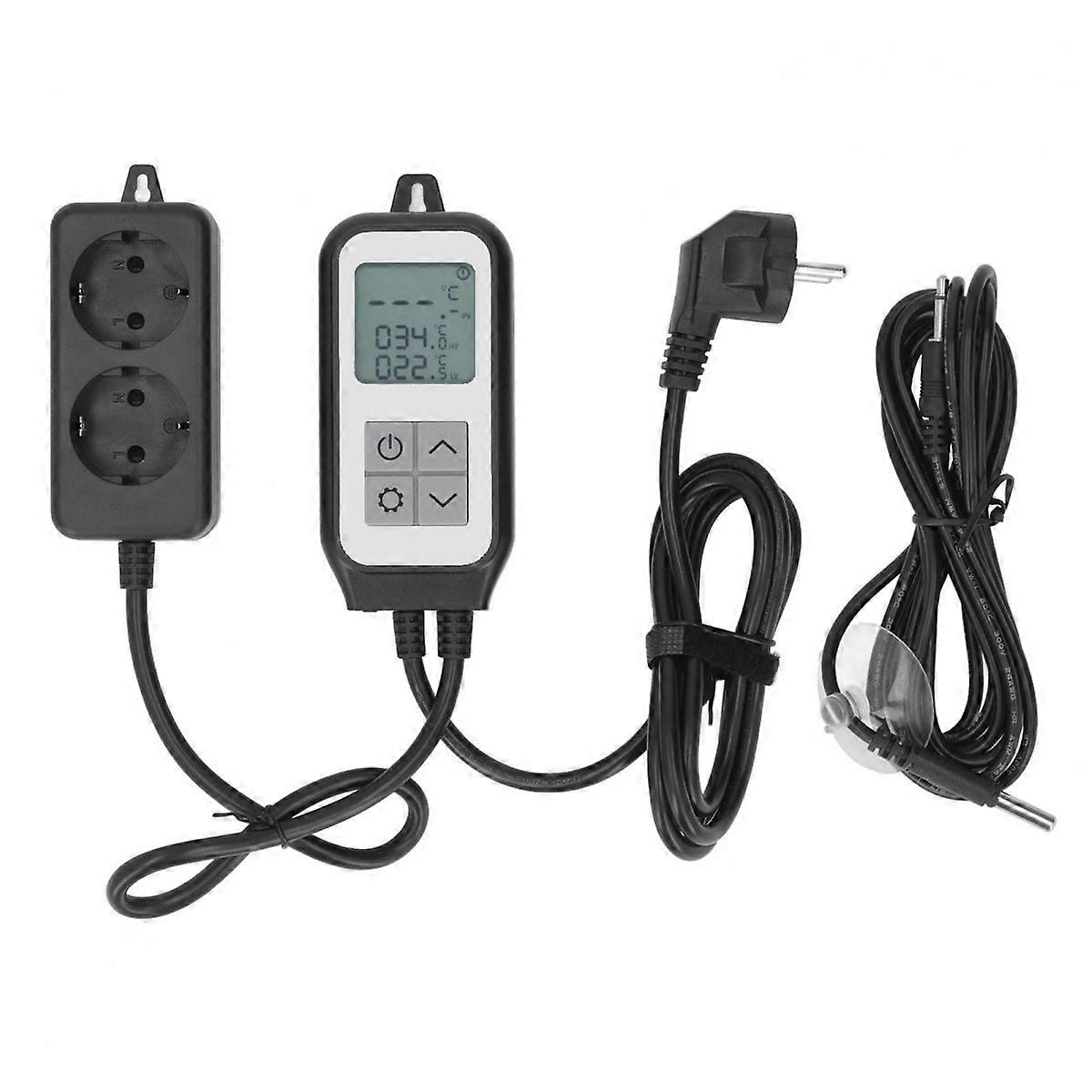 Waterproof Smart Temperature Regulator Dual Relay Extreme Range