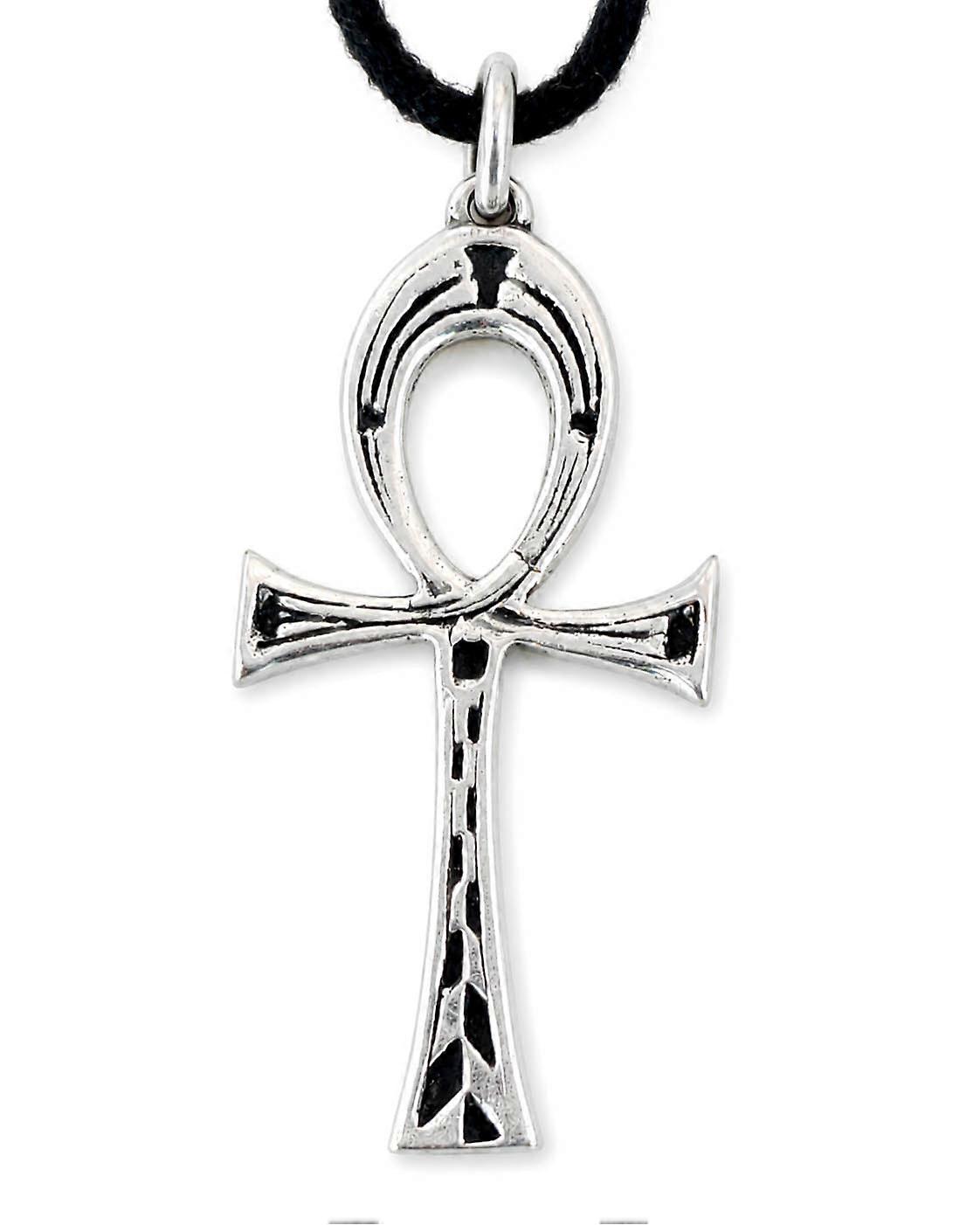 Ankh 369 with Snake Chain - Silver