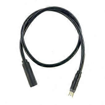 Extended Front Rear Wheel Motor Wiring Electric Bicycle Motor Extension Cable 1.5pin Female to Male 600mm for Electric Bike Accessory