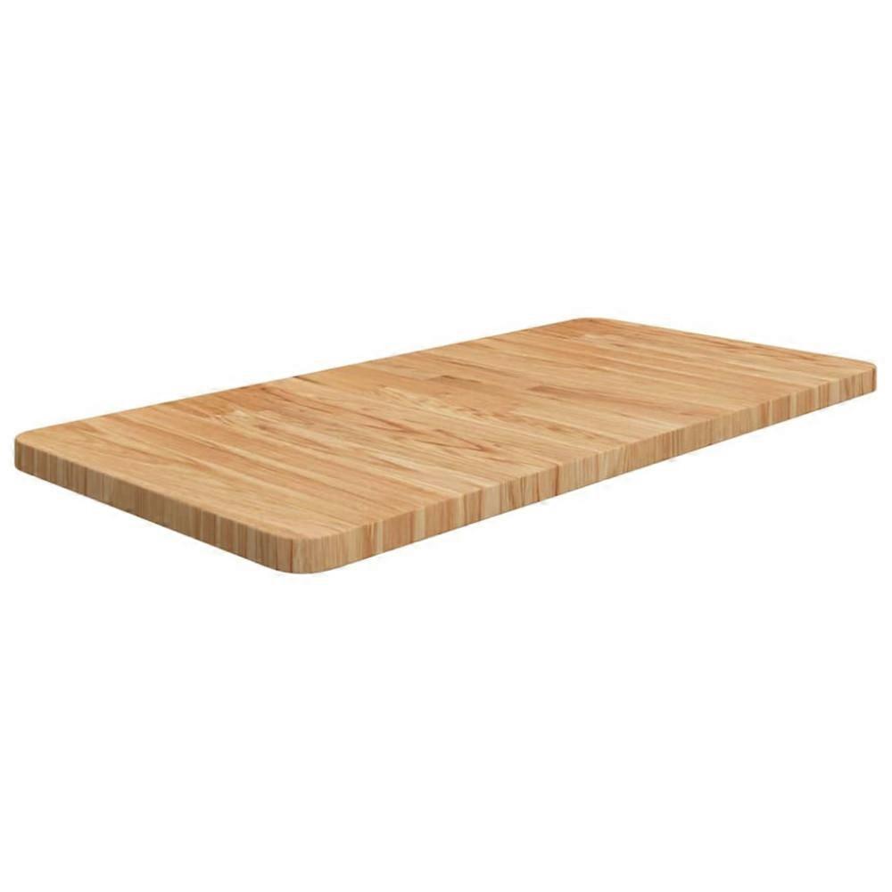 Bathroom countertop light brown 80x40x2.5cm solid wood