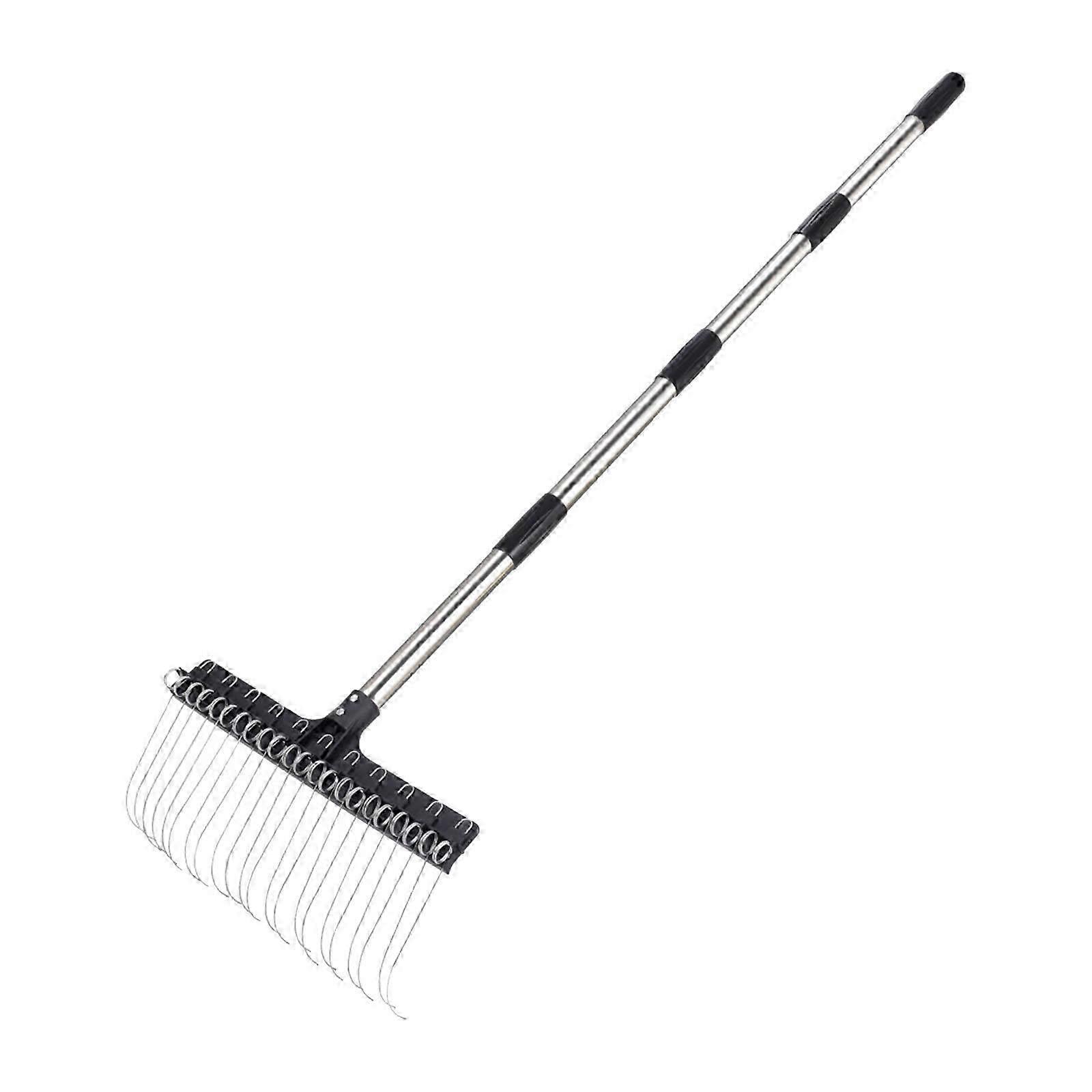 Adjustable Stainless Steel Leaf Rake