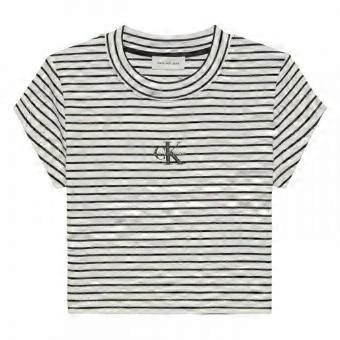 Calvin Klein Womens/Ladies Cropped Fitted T-Shirt
