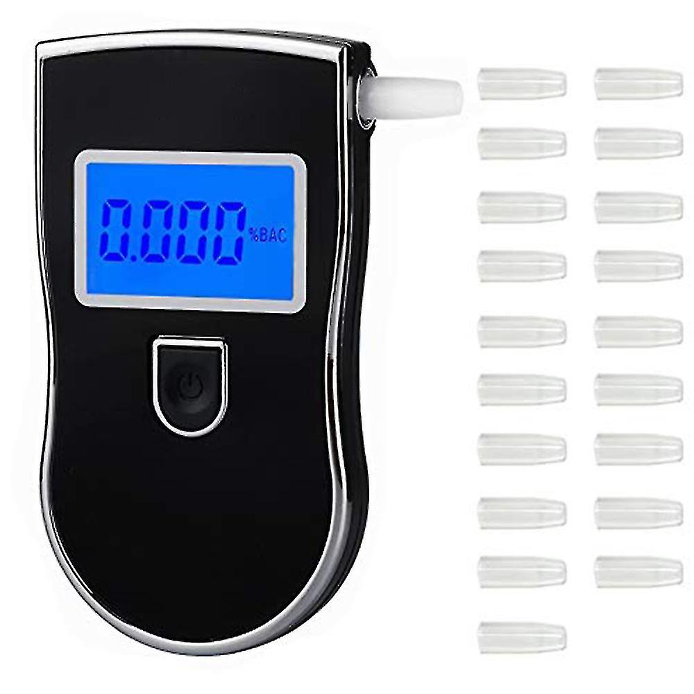 Breathalyzer Alcohol Tester With Blue Backlight Lcd Screen