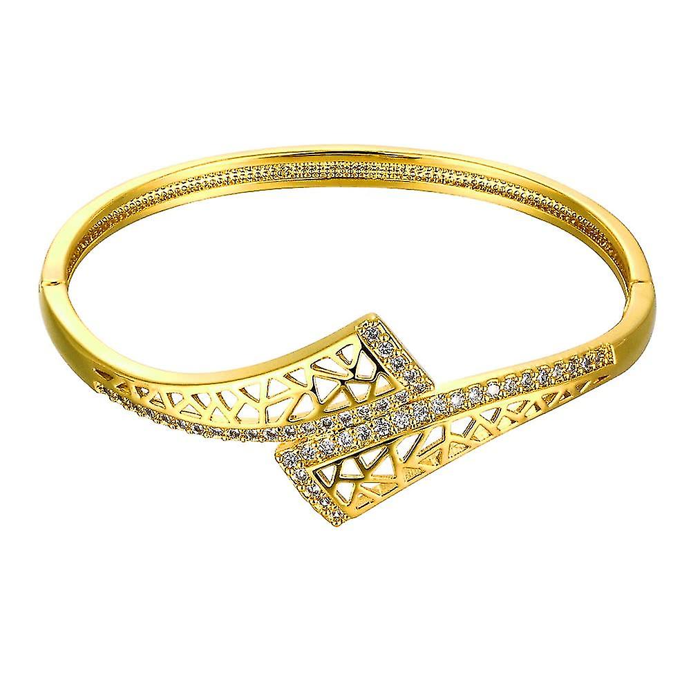 Bracelet doré incrusté d’un