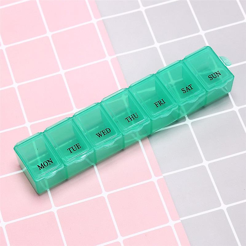7 Day Pill Pill Box Weekly Pill Holder Storage Container Box Pill Box Split