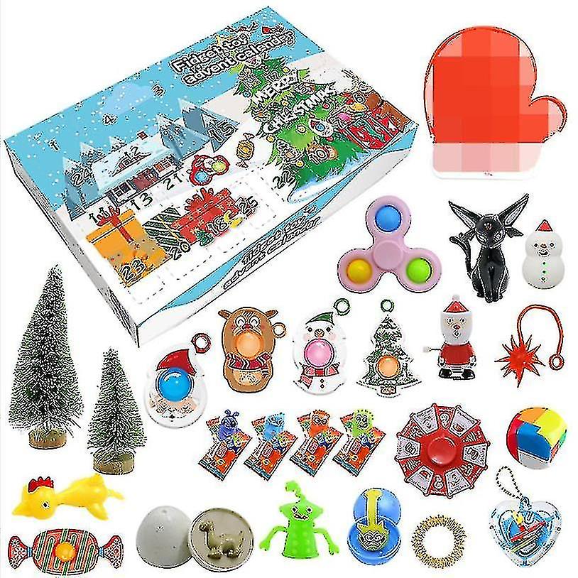 クリスマスアドベントカレンダーギフトそわそわおもちゃストレスリリーフそわそわおもちゃブラインドボックスキッズ