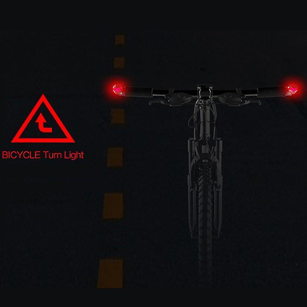 Bicycle Handlebar Bar Ends Turning Light Waterproof Cycling Warning Lights