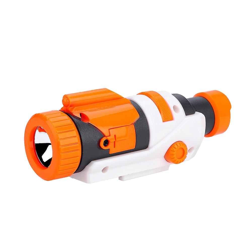 Plastic Detachable Flashlight Scope Attachment Stock Mount for Modify Toy