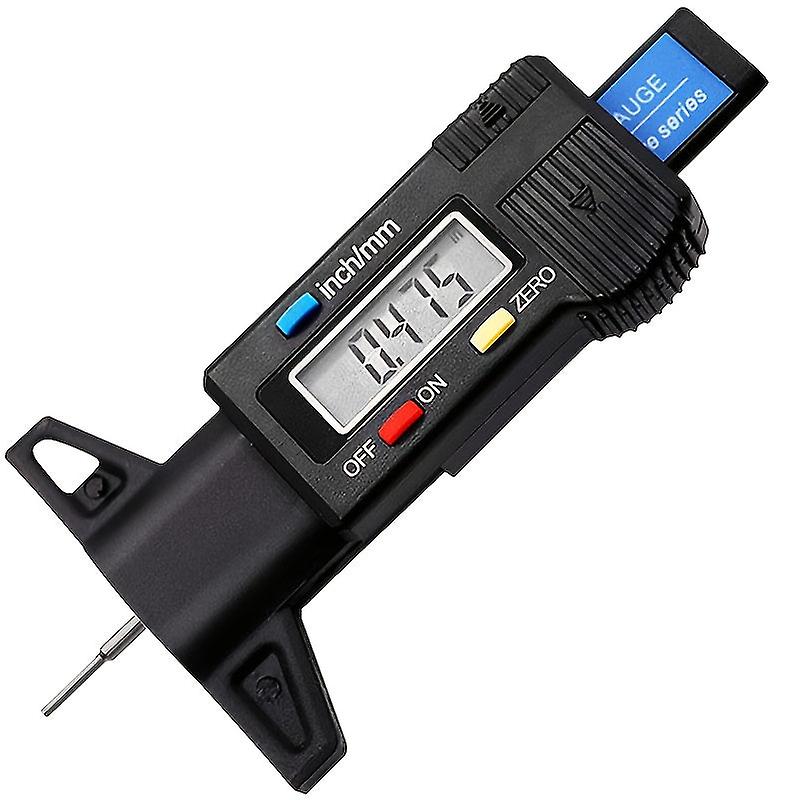 Digital Car Tread Depth Gauge For Tires - Suitable For Motorcycles, Trucks, Vans, And Suvs