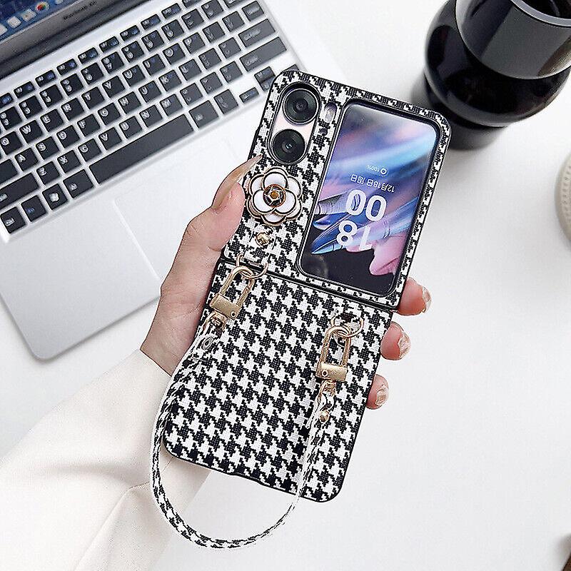 For Oppo Find N2 Flip / Find N2 5g Case Faux Leather Shockproof Protective Cover