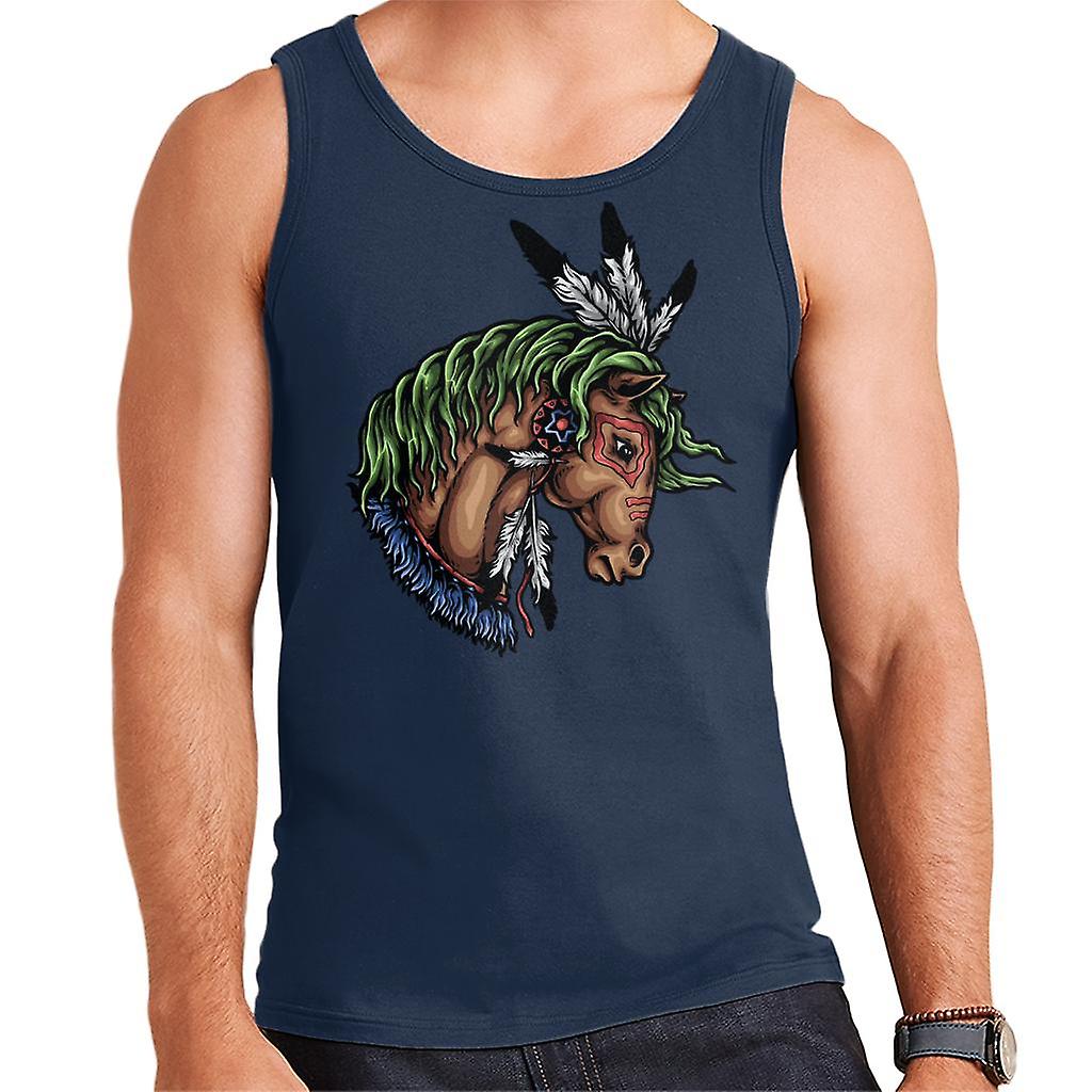 Native Wildlife Horse Men's Vest