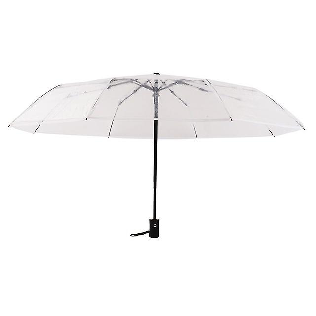 Transparent Folding Umbrella 8 Bones