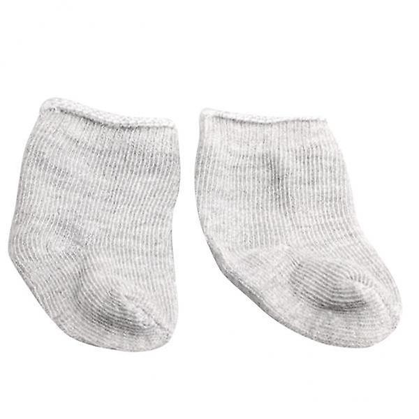 5xPair Grey Stocking Socks for 18 inch Dolls