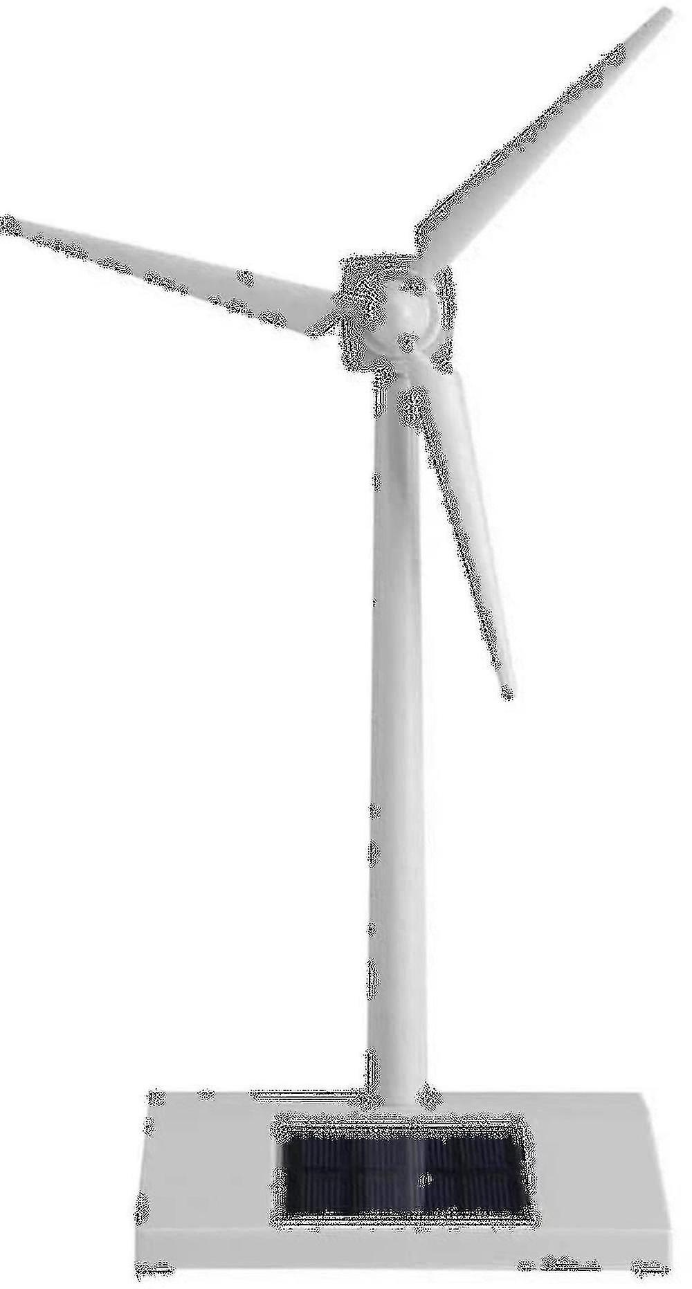 Wind Turbine Wind Turbine Desktop Model Solar Powered Vindturbiner Science Undervisning Tool Home Decoration