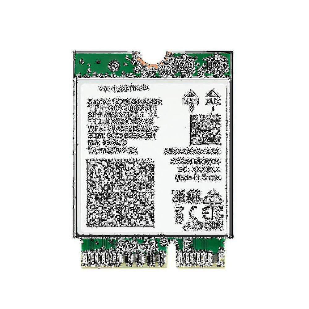 Per Ax411 Wifi Card Wifi 6e Cnvio2 Bluetooth 5.3 -band 5374mbps adattatore di rete per laptop / pc Win10