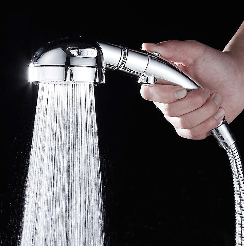 Handheld Adjustable Pressure Boosting Bathing Handheld Shower Head