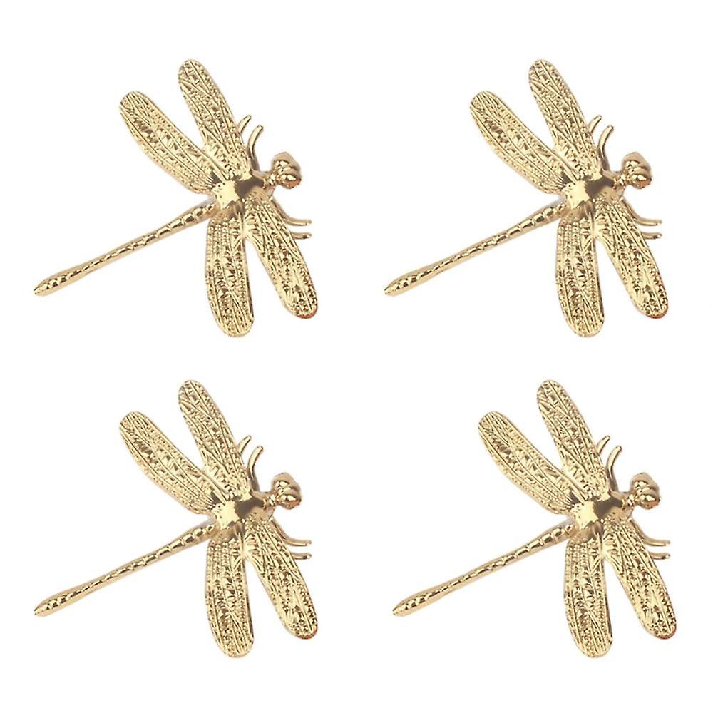 Dragonfly Brass Handles Door Knobs For Kitchen Cupboard Drawer 1pcs