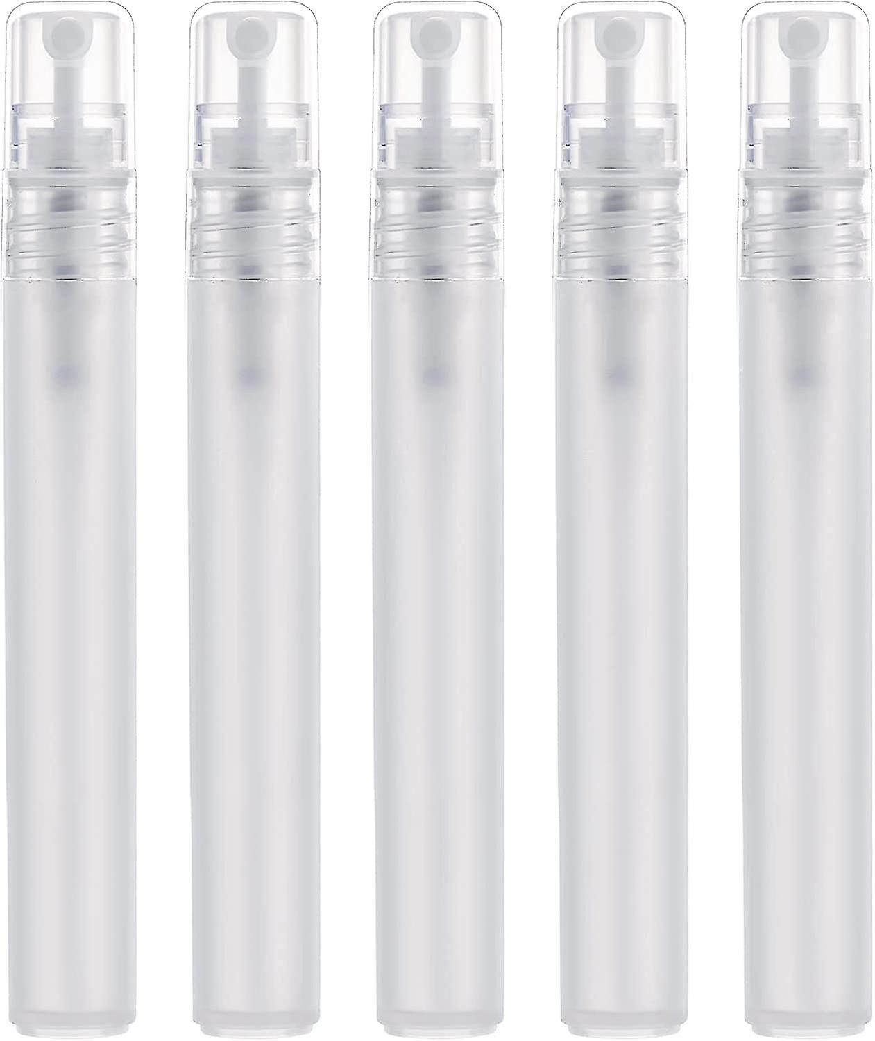 5 Pieces 5ml Perfume Atomizers,mat Plastic Vaporisators Rechargeable Plastic