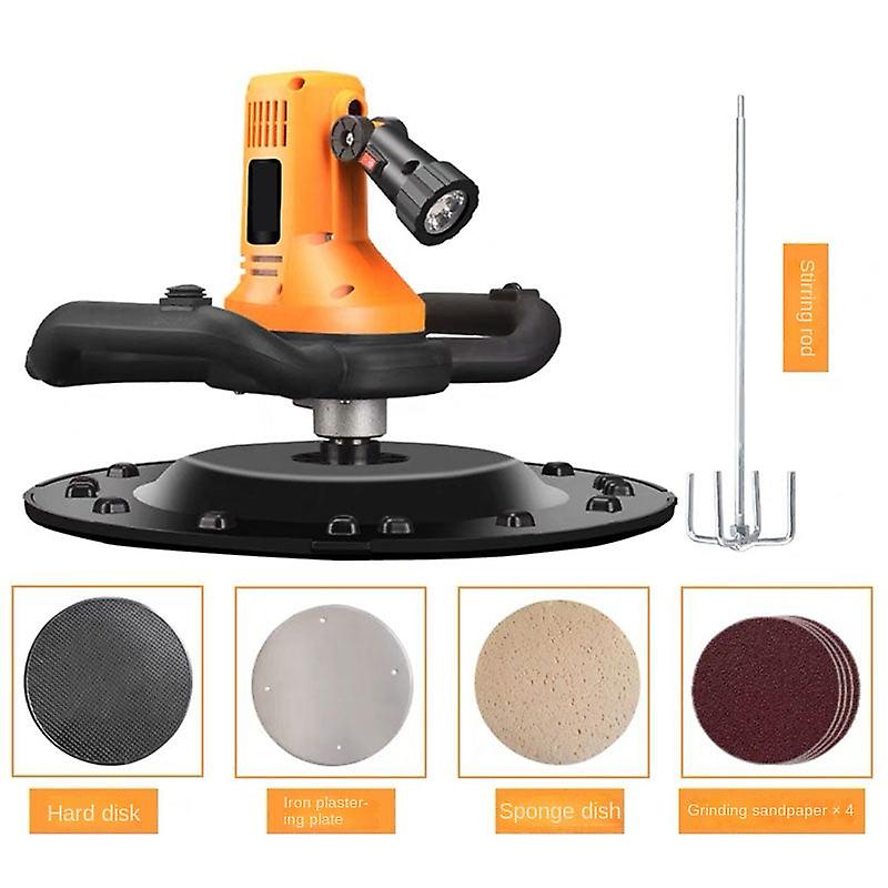 2 In1 Versatile Handheld Electric Cement Mortar Polisher For Smoothing And Grinding Walls And Floors 2880w