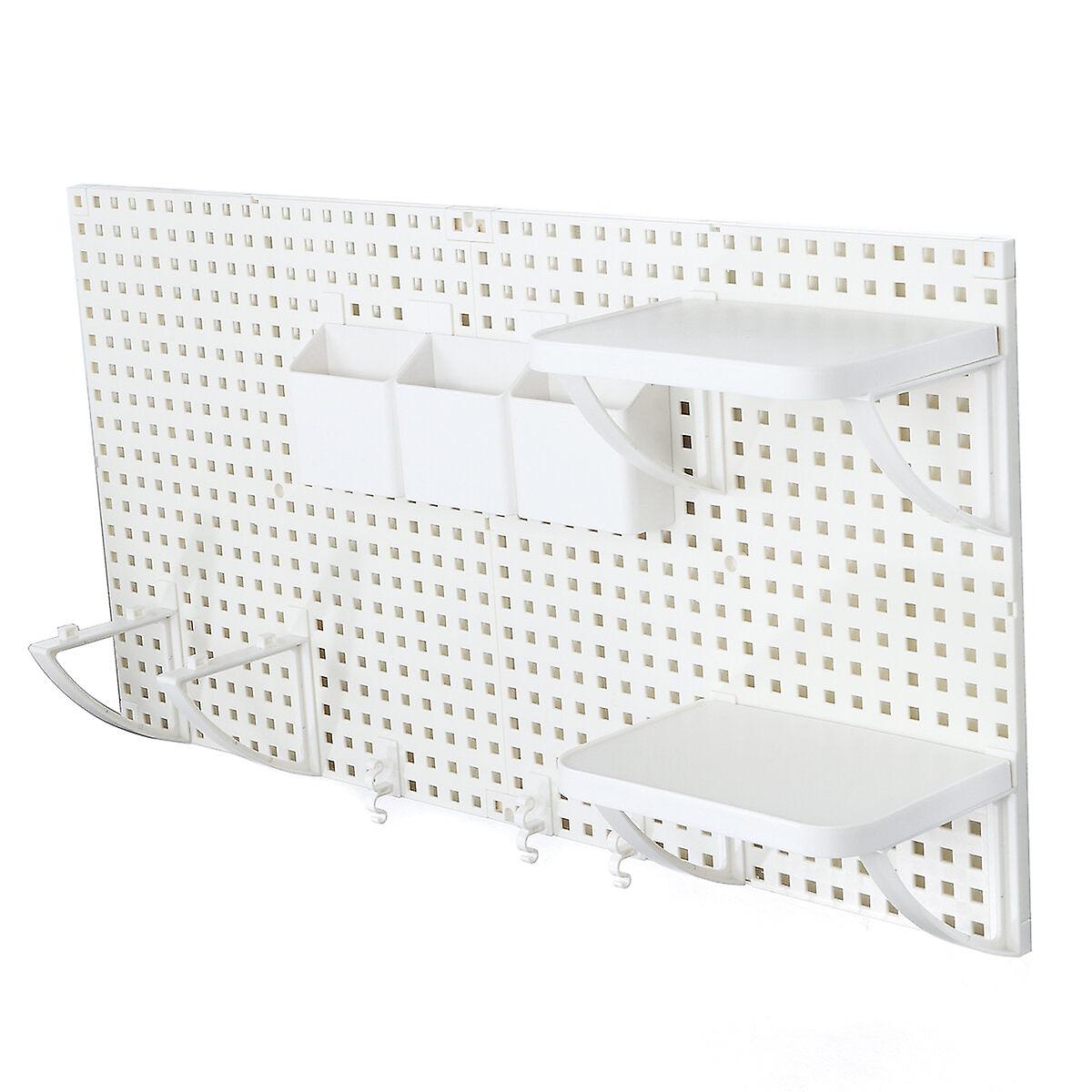 Wall Mount Pegboard Organizer Shelf Holder For Vacuum Cleaner Storage