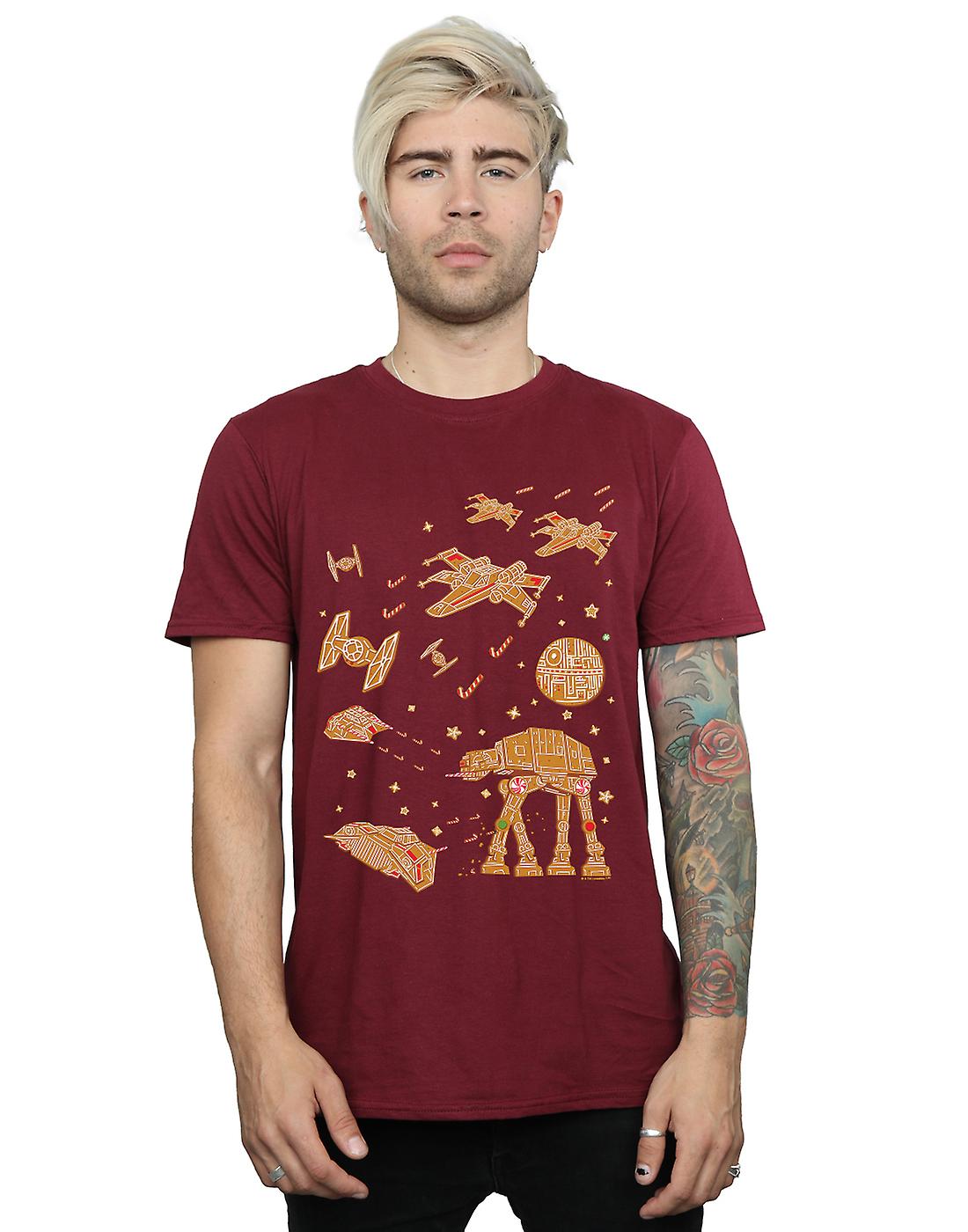 Star Wars Men's Gingerbread Battle T-Shirt