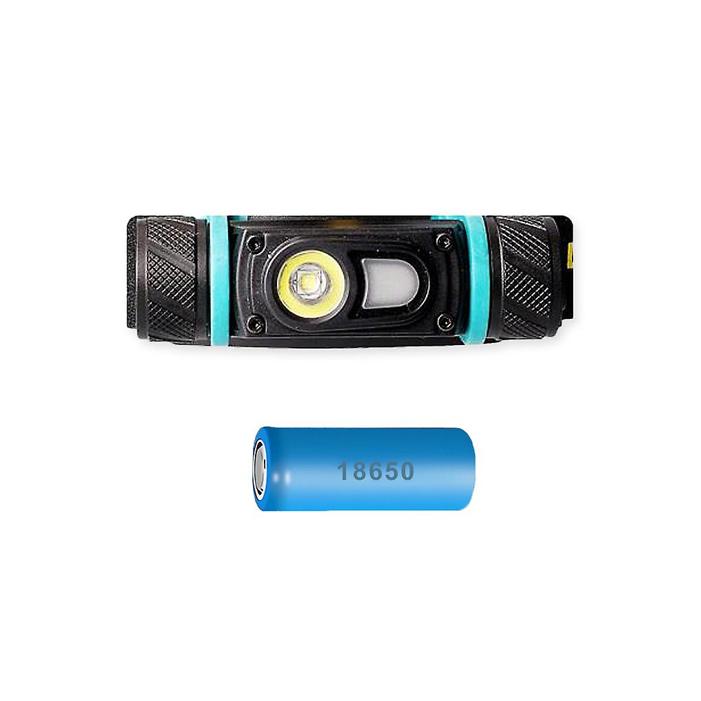 Angle Adjustable Headlight Usb Charging Red Warning Light For Night Riding Walking Use