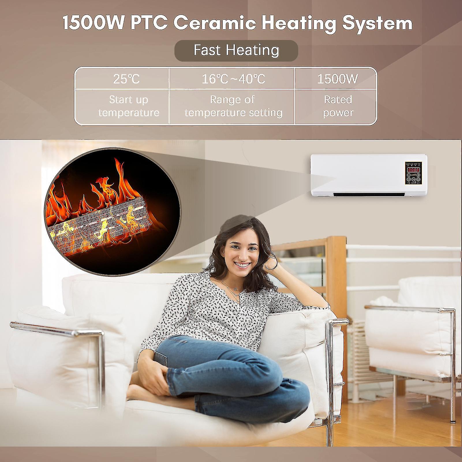 Portable Heater And Air Conditioner Combo Wall Mounted Desktop 2in1 ...