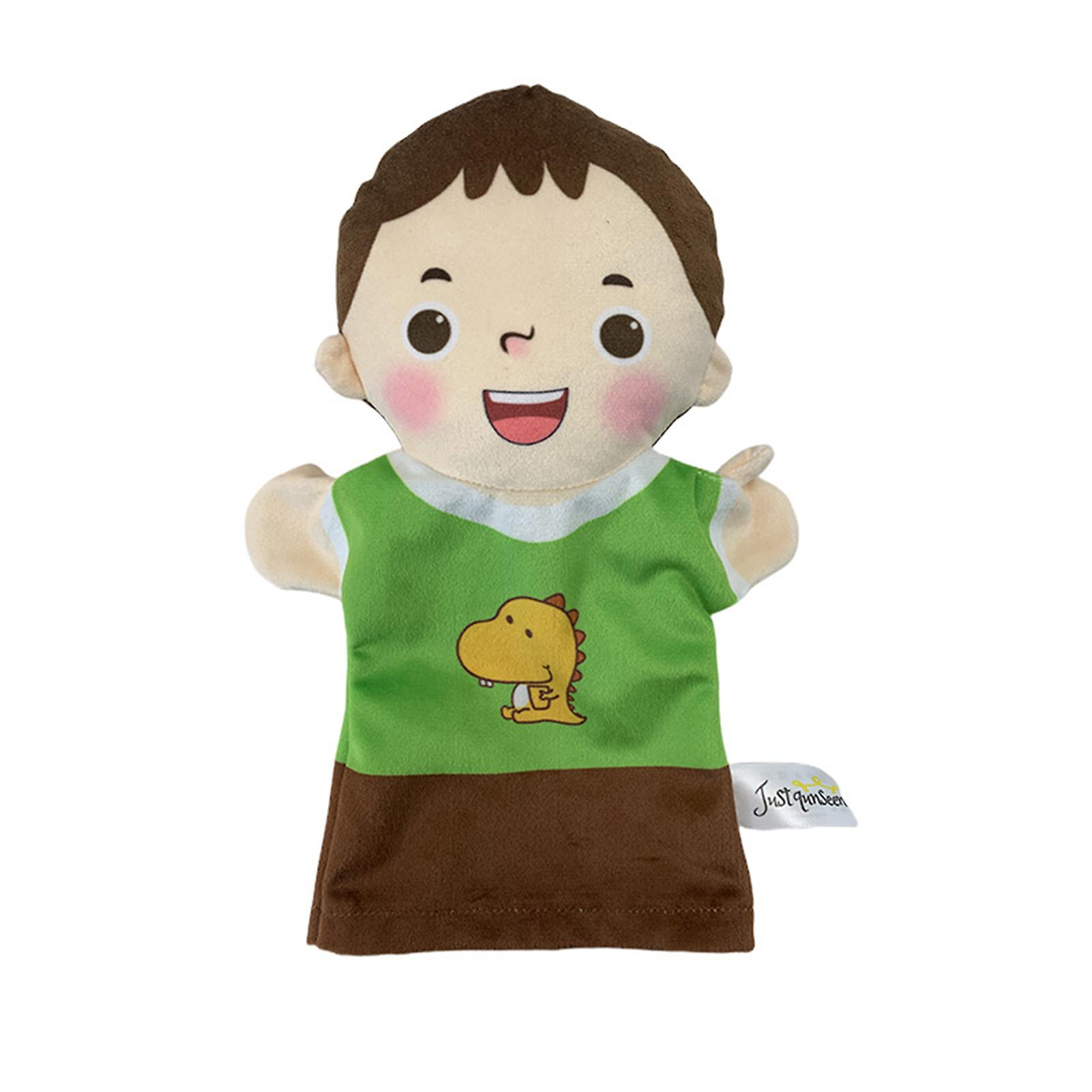 Asian Family Hand Puppet Plush Toy Storytelling Performance Props Suitable For Party Decoration
